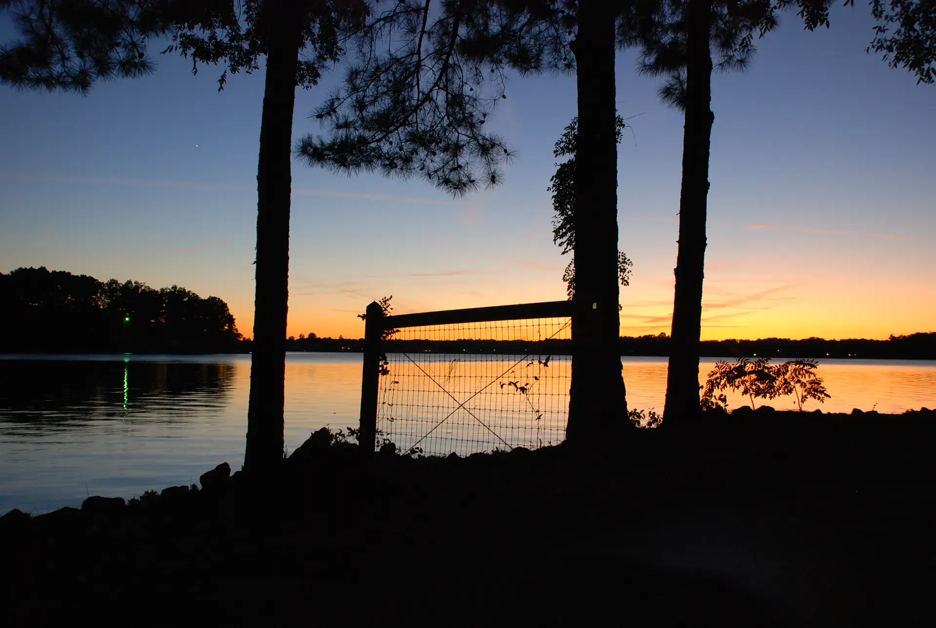 Sunset over Lake Norman from the Birkdale area of Huntersville, NC Sunset over Lake Norman from the Birkdale area of Huntersville, NC