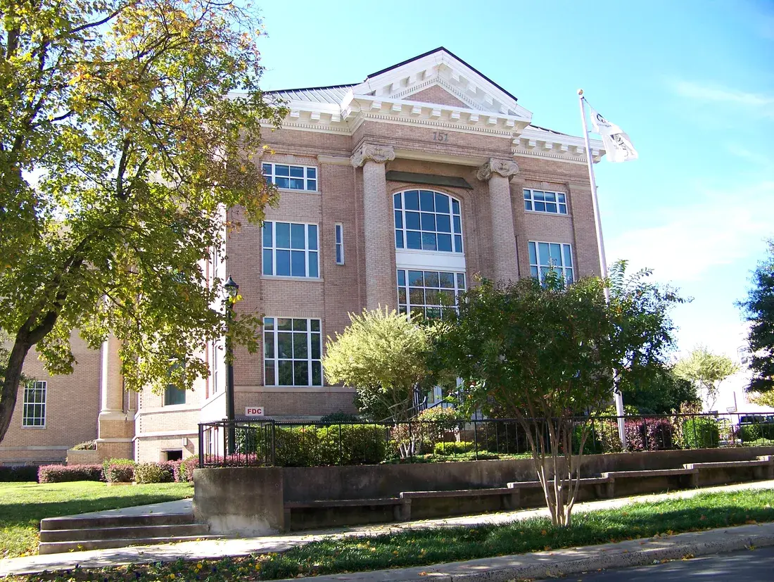 The columned brick 1910 Gaston County Courthouse in downtown Gastonia, NC The columned brick 1910 Gaston County Courthouse in downtown Gastonia, NC